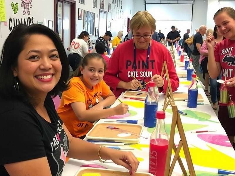 Indian Paint Pandemonium Community Gathering Paint Pandemonium Community Event